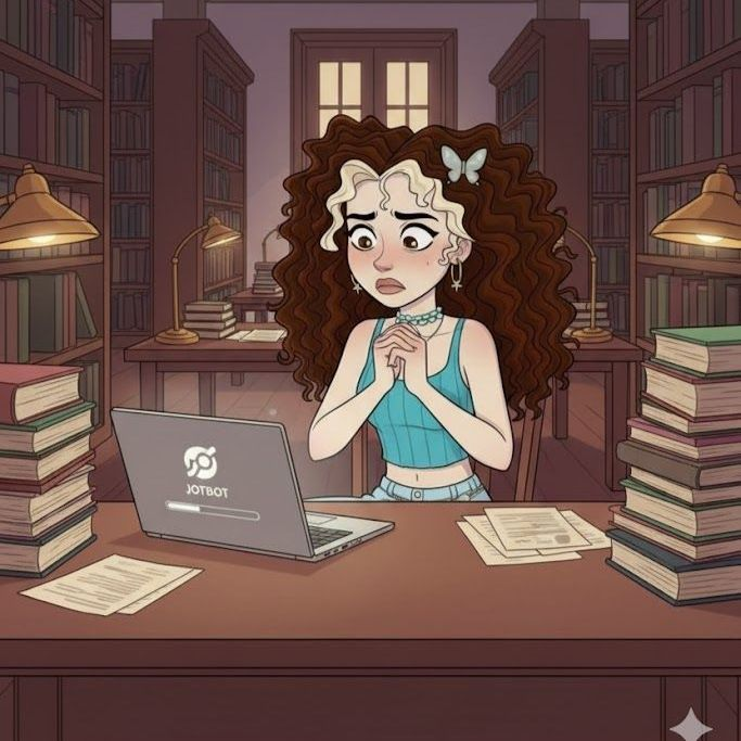 Inside Jot: Lola vs. The Dissertation Void (feat. Blank Entry Mode + Emotional Insight AI)