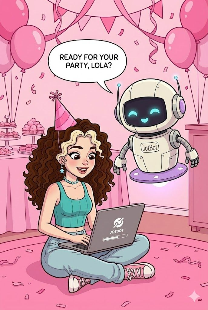 Inside jot: Lola Throws a Party (and Discovers the Address Book Feature)