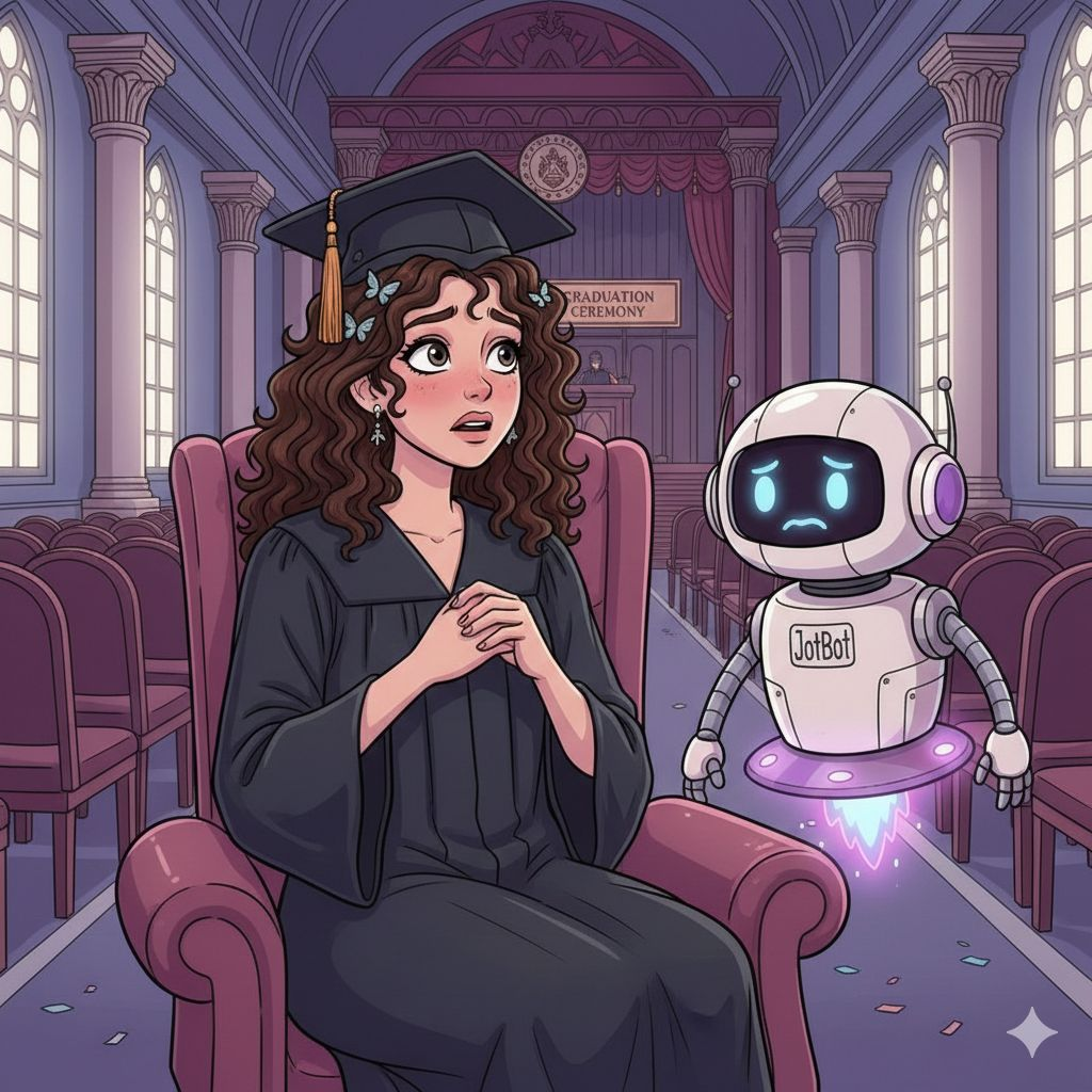 Inside jot: Graduation, Existential Dread, and the Journal That Actually Talks Back