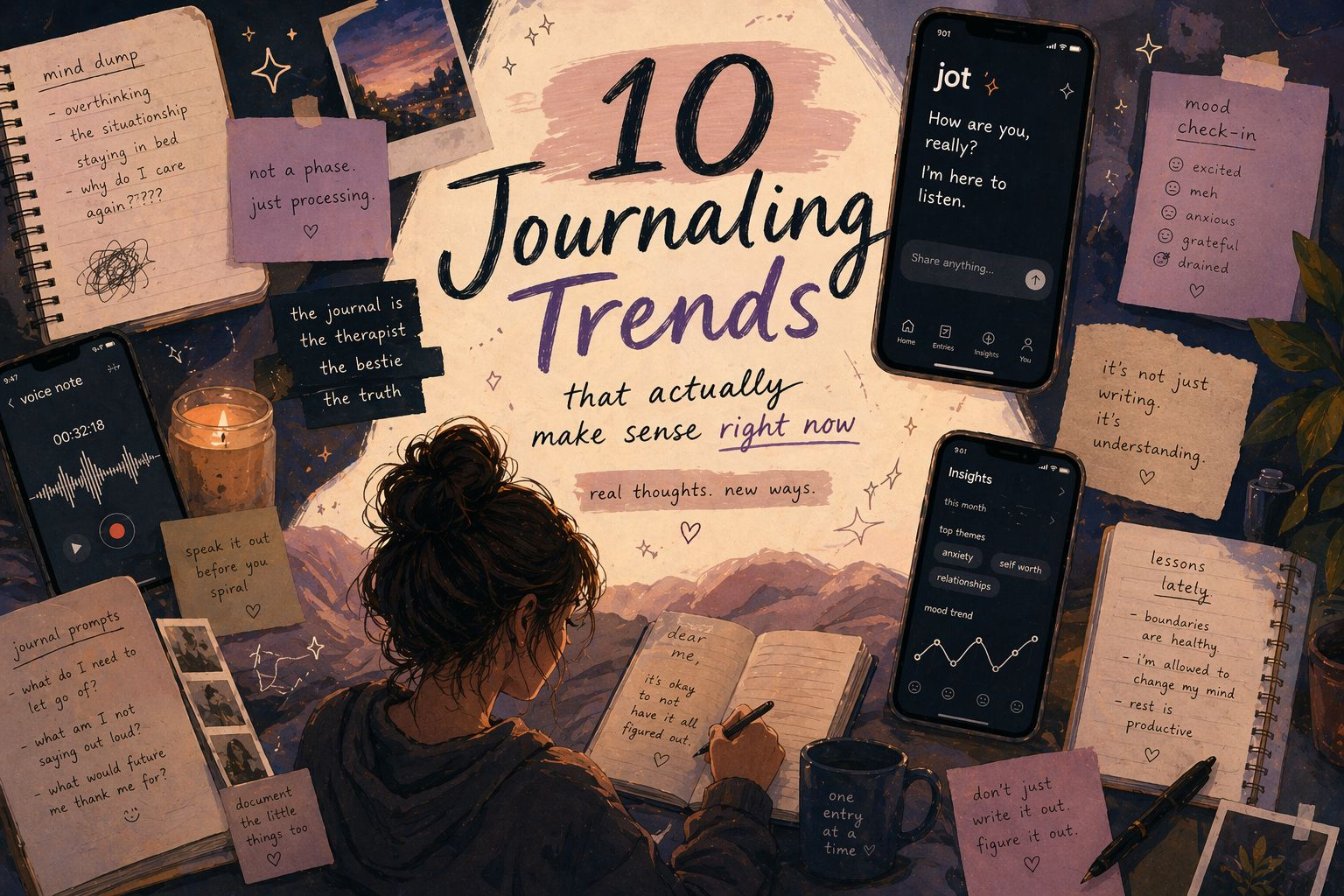 10 Journaling Trends That Actually Make Sense Right Now