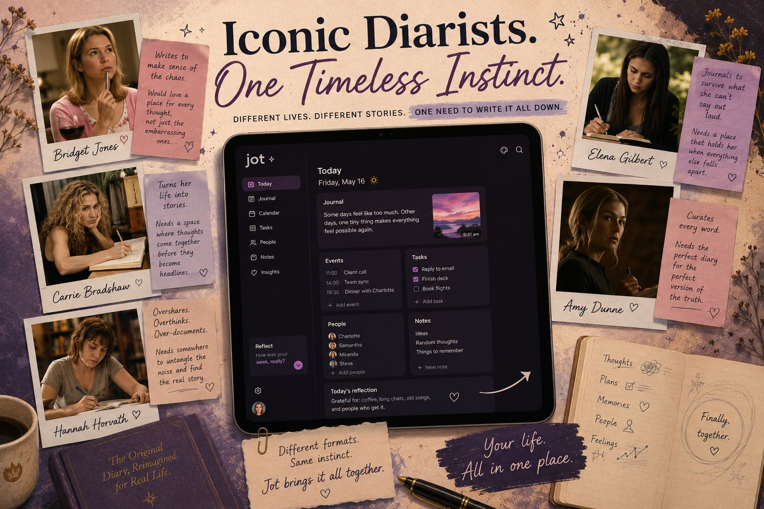 The Ultimate Pop Culture Diarists, Ranked by How Badly They Needed a Better Diary