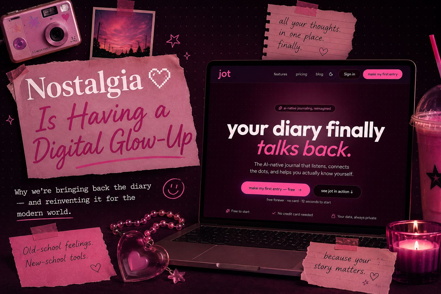 Nostalgia Is Having a Digital Glow-Up: Why We're Bringing Back the Diary Instead of Letting It Die